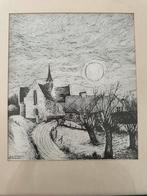 Rob Delange ‘vlassenbroek’ pentekening, Ophalen