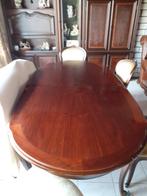 uitschuifbare tafel + 6 stoelen, Huis en Inrichting, Tafels | Eettafels, Ophalen of Verzenden