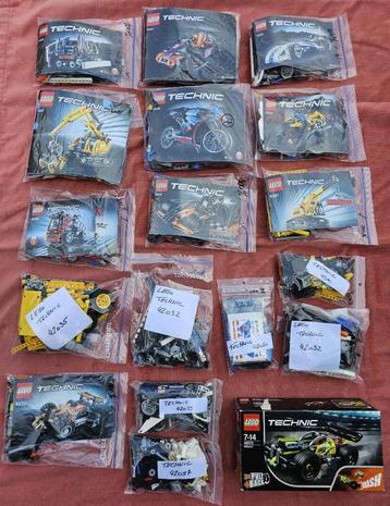 18 setjes LEGO Technic beschikbaar voor biedingen