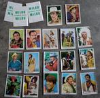 MILOU BUBBLE GUM RIZLA FILM STERREN 20X prentjes chromo s, Verzenden, Zo goed als nieuw