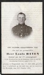 Gesneuvelde 1914-18 Louis Hayen Diepenbeek - Lendelede, Ophalen of Verzenden