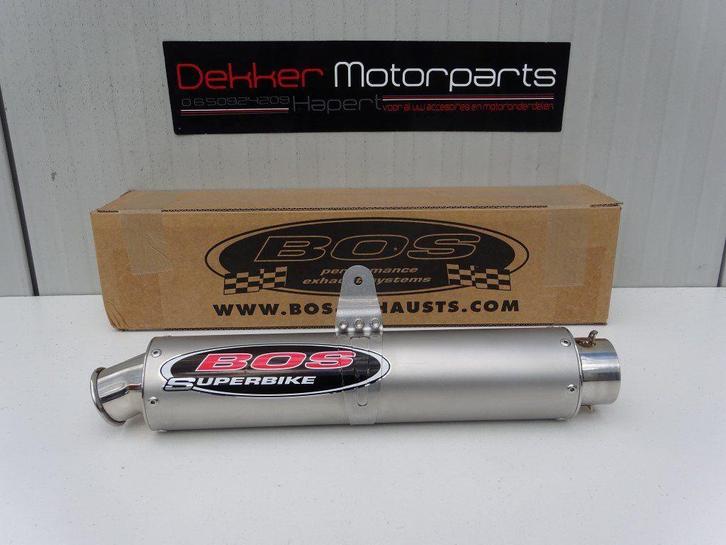 Bos Superbike Titatium Uitlaat Demper # 60mm # Universeel #, Motoren, Onderdelen | Honda, Nieuw, Ophalen of Verzenden