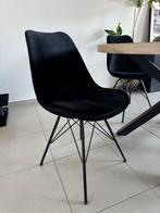 4 zwarte stoelen Kick, Ophalen, Zo goed als nieuw