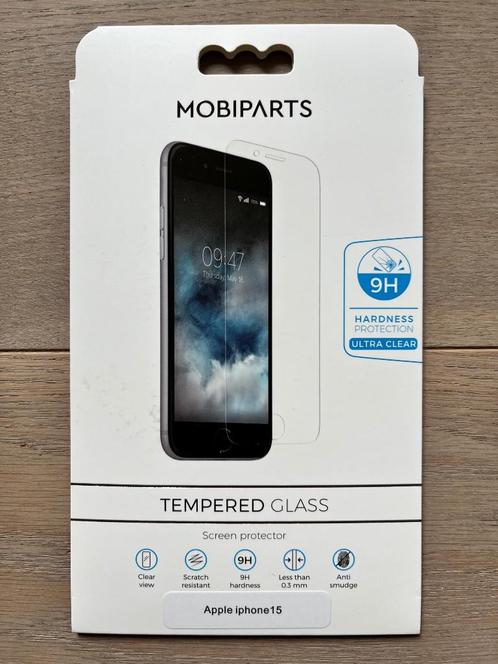 IPHONE 15 screen protector * tempered glass 9H * NIEUW, Telecommunicatie, Mobiele telefoons | Hoesjes en Screenprotectors | Apple iPhone