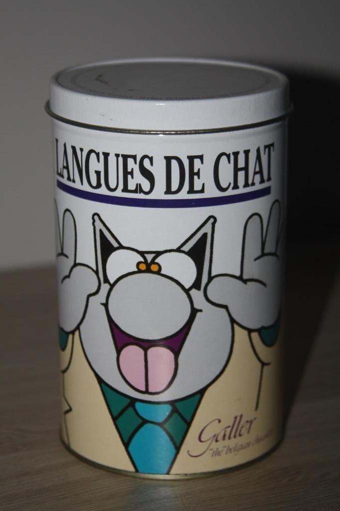 Blik , Langues De Chat , zeer mooie staat ,1995 Galler ,16cm, Collections, Personnages de BD, Comme neuf, Autres types, Autres personnages