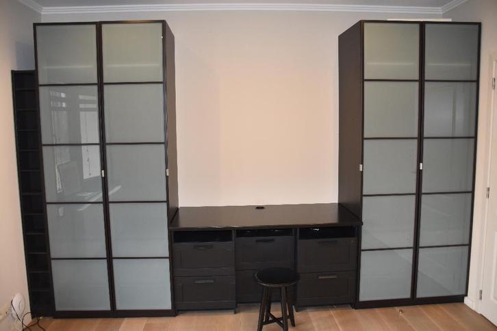 Kleerkast en bureau, Huis en Inrichting, Kasten | Kleerkasten, Zo goed als nieuw, 200 cm of meer, 50 tot 100 cm, 50 tot 75 cm