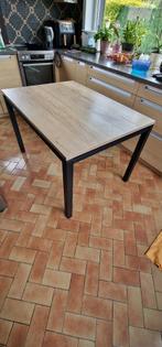 Table de cuisine, Ophalen, 75 cm of meer, Beige, 50 tot 100 cm