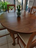 Eettafel met 4stoelen, Huis en Inrichting, Tafels | Eettafels, Gebruikt, Ophalen