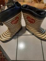 Laarsjes in dik rubber met hart maat 35 plus sluit touwtje, Kinderen en Baby's, Babykleding | Schoentjes en Sokjes, Ophalen, Laarsjes