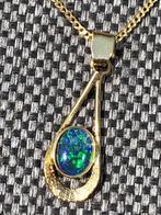 Collier plaqué or 14 carats avec triplet d'opale d'Australie, Bijoux, Sacs & Beauté, Argent, Enlèvement ou Envoi, Neuf, Or
