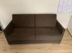 Bruin zetelbed, Huis en Inrichting, Ophalen, Gebruikt, Bruin, Tweepersoons