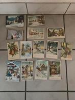 Oude retro vintage kerstkaarten nieuwjaars kaarten, Verzamelen, Ophalen of Verzenden
