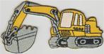Graafmachine stoffen opstrijk patch embleem #2, Verzenden, Nieuw