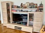 Groot tv-meubel met planken en opbergruimte, Huis en Inrichting, Ophalen, Zo goed als nieuw