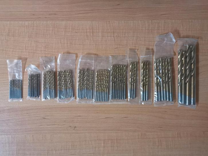 Kit de 99 forets de 1,5 mm à 10 mm en titane HSS, Bricolage & Construction, Outillage | Foreuses, Neuf, Autres types, Moins de 400 watts