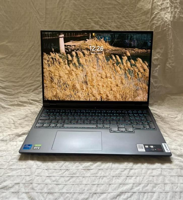 Legion 5 Pro 16 - Storm Grey, Computers en Software, Windows Laptops, Gebruikt, 16 inch, SSD, 16 GB, Azerty, Met videokaart, Gaming