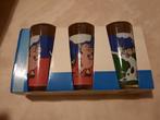 set 3 nieuwe kinderglazen met koe, varken, schaapje, Ophalen of Verzenden, Nieuw