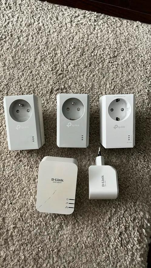 TP-Link & D-Link Powerline Adapters - Set van 5 stuks, Computers en Software, Powerlines, Gebruikt, Ophalen of Verzenden