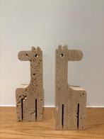 Paar travertijngiraffen, Fratelli Mannelli, Italië, jaren 70, Ophalen, Zo goed als nieuw