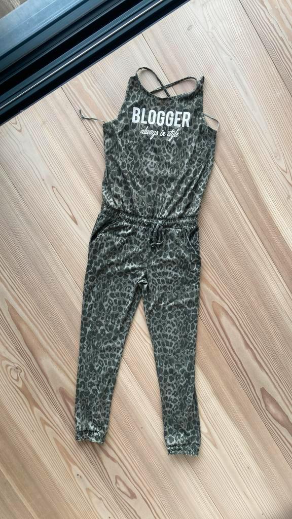 Jumpsuit maat 146 meisjes groen, Kinderen en Baby's, Kinderkleding | Maat 146, Zo goed als nieuw, Meisje, Setje, Ophalen of Verzenden