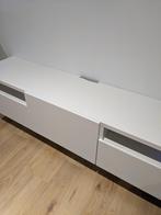 Besta meuble TV blanc ikea, Ophalen, Zo goed als nieuw