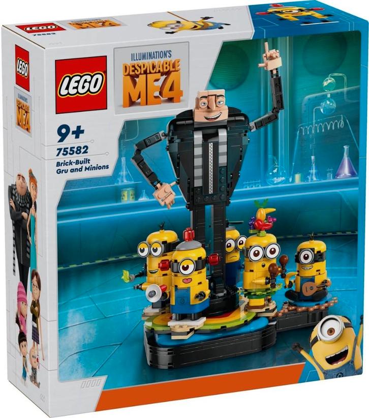 Neuf - Lego Gru et les Minions en briques (75582), Enfants & Bébés, Jouets | Duplo & Lego, Neuf, Lego, Ensemble complet, Enlèvement ou Envoi