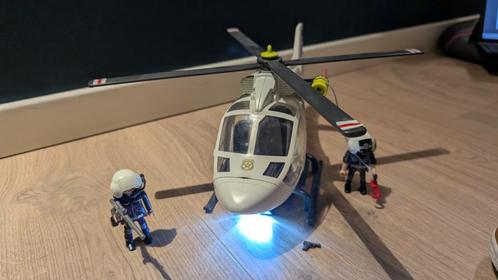 Playmobil City Action 6921 - Politiehelikopter, Kinderen en Baby's, Speelgoed | Playmobil, Zo goed als nieuw, Complete set, Ophalen