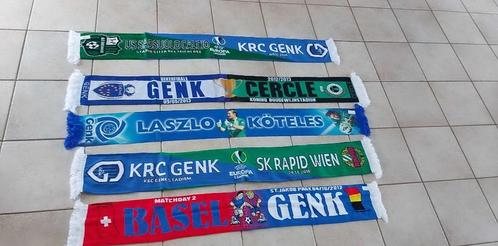 5 vieux foulards Genk à vendre pour les collectionneurs, Collections, Articles de Sport & Football, Comme neuf, Fanion ou Écharpe