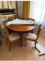 Table à manger merisier massif, Maison & Meubles, Enlèvement, Utilisé