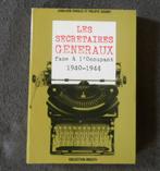 Les secrétaires généraux face à l'occupant 1940 - 1944, Boeken, Oorlog en Militair, Ophalen of Verzenden, Tweede Wereldoorlog