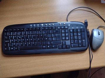 Azerty keyboard+muis.