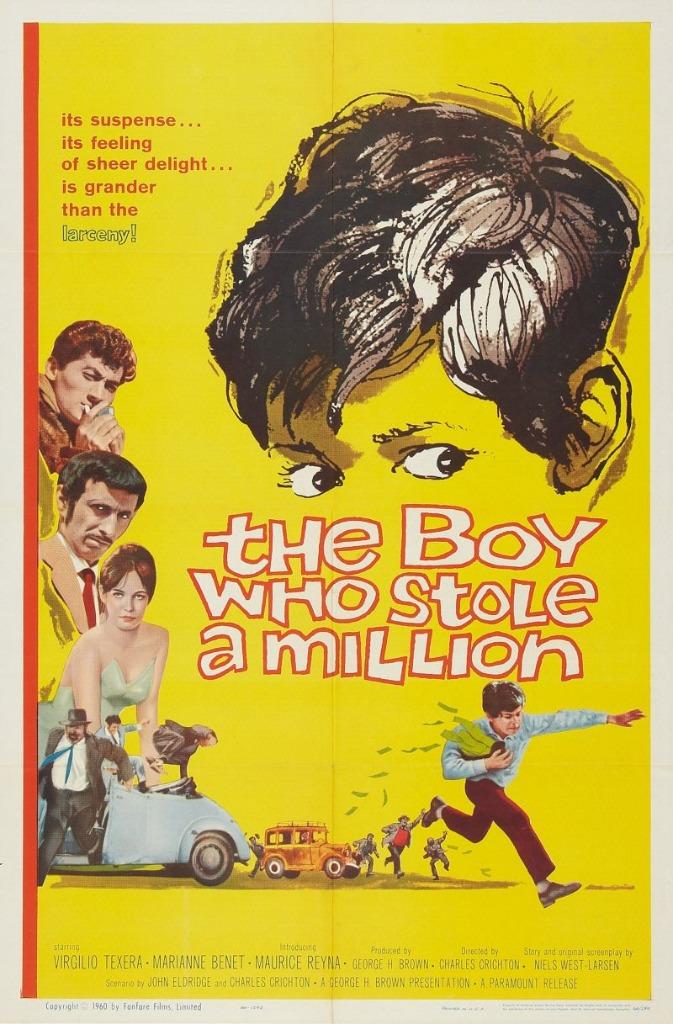 16mm speelfilm  --  The boy who stole a million (1960), TV, Hi-fi & Vidéo, Bobines de film, Film 16 mm, Enlèvement ou Envoi