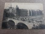Oude pk Parijs, brug + justitiepaleis, Verzamelen, Ophalen of Verzenden