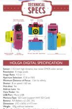 Holga digital limited edition camera nieuwstaat met doos, Comme neuf, Autres Marques, Compact, Enlèvement ou Envoi