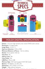 Holga digital limited edition camera nieuwstaat met doos, Ophalen of Verzenden, Zo goed als nieuw, Compact, Overige Merken