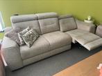 Stoffen 3zit zetel met links relaxfunctie in nieuwe staat, Ophalen, Minder dan 75 cm, Driepersoons, Zo goed als nieuw