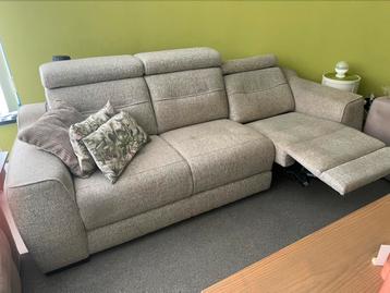 Siège 3 places en tissu avec fauteuil inclinable, Trois personnes, Moins de 75 cm, 200 à 250 cm, Banc droit