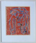 JAN VAERTEN / ECCE HOMO / MONOTYPE / 76x66cm / KADER / SIG, Ophalen