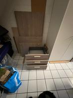 bureau met blad van 75 op 130 cm met drie schuiven, Ophalen, Gebruikt