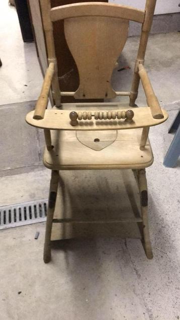 oude houten kinderstoel, Antiek en Kunst, Ophalen