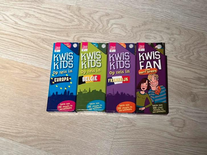 Vier Kwis Kids sets, Hobby en Vrije tijd, Gezelschapsspellen | Overige, Gebruikt, Een of twee spelers, Ophalen