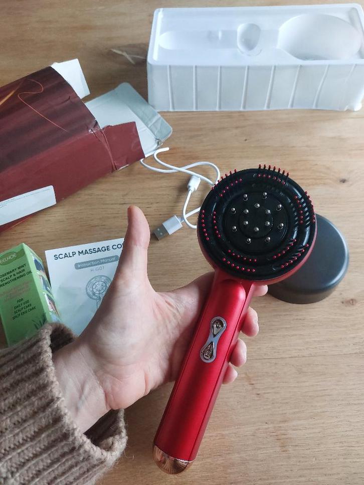 Wheepis Brosse électrique de massage du cuir chevelu, Bijoux, Sacs & Beauté, Beauté | Soins des cheveux, Comme neuf, Soin des cheveux ou Soin réparateur des cheveux