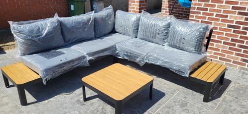 Vinci hoeklounge van Exterioo., Tuin en Terras, Tuinsets en Loungesets, Nieuw, Loungeset, Aluminium, 5 zitplaatsen, Ophalen