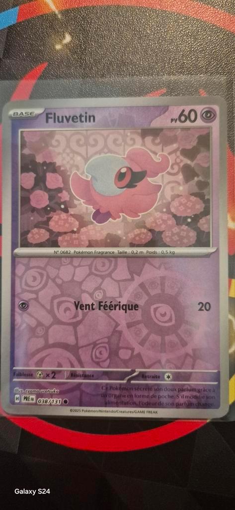 Pokémon - Fluvetin, Hobby en Vrije tijd, Verzamelkaartspellen | Pokémon, Nieuw, Losse kaart, Ophalen of Verzenden