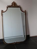 miroir vintage avec cadre en cuire et table murale, Antiquités & Art, Antiquités | Miroirs, 50 à 100 cm, Enlèvement ou Envoi, Moins de 100 cm