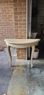 Houten muurtafel, Ophalen