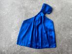 NA-KD blauw kobaltblauw asymmetrisch topje nieuw maat 36 / S, Ophalen of Verzenden