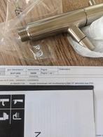 Kraan voor in de muur geborsteld staal, Ophalen of Verzenden, Kraan