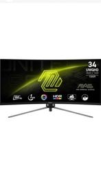 MSI MAG 345CQR - Ultrawide Curved QHD Gaming - 180Hz -34 Inc, Computers en Software, Monitoren, Ophalen of Verzenden, Zo goed als nieuw