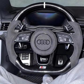 Audi alcantara carbon stuur S RS dik  beschikbaar voor biedingen
